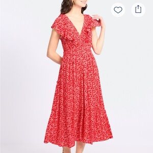 NWOT Skies are Blue Flutter Sleeve Dress